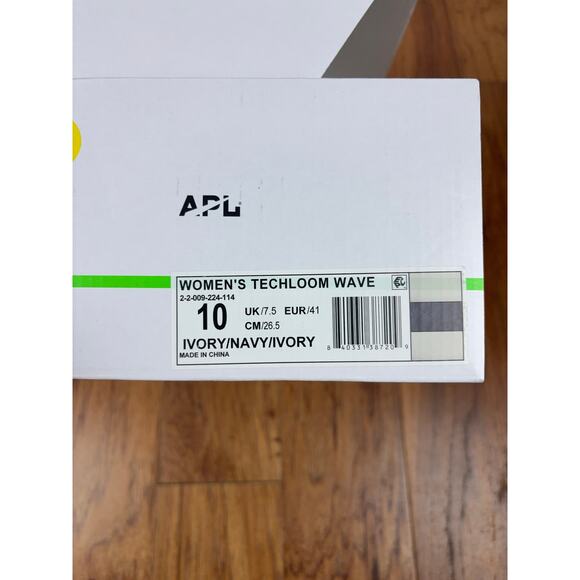 B88 APL Techloom Wave Sneakers Womens 10 Athletic Chic Sporty Comfort Ivory Navy - Picture 7 of 8